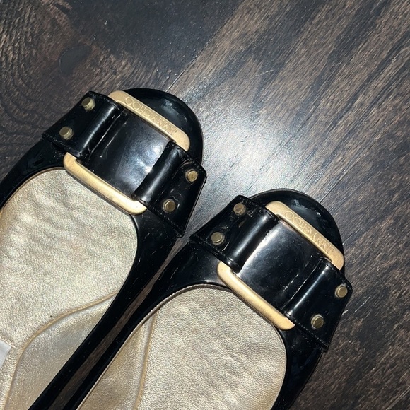 Jimmy Choo Black Patent Morse Ballet Flats - Picture 6 of 7